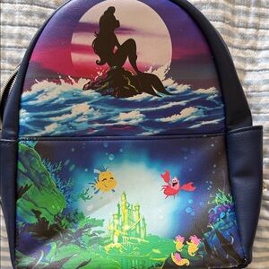 Loungefly Blue and Purple Little Mermaid Backpack